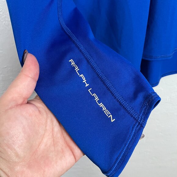 Ralph Lauren RLX Men XL Blue Red 1/4 Zip Shirt 2015 US Open Chambers Bay Golf - Picture 3 of 12